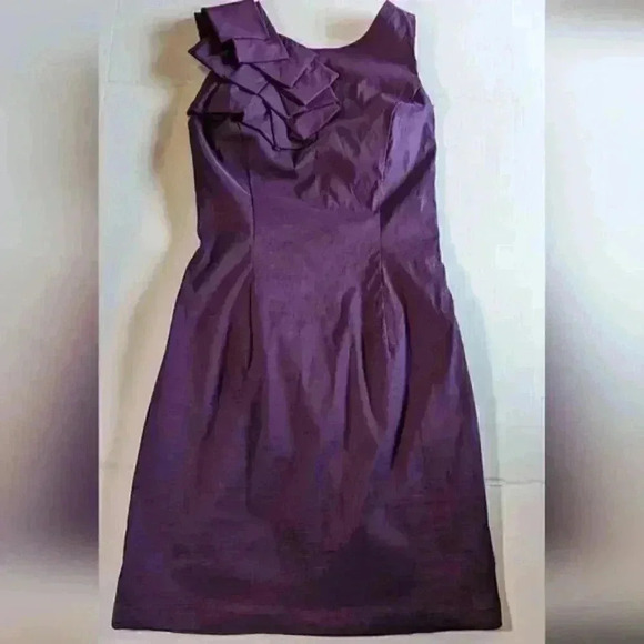 Jessica McClintock Elegant Open/strappy back Dress Royal Purple NWT Size 2 - Picture 1 of 7